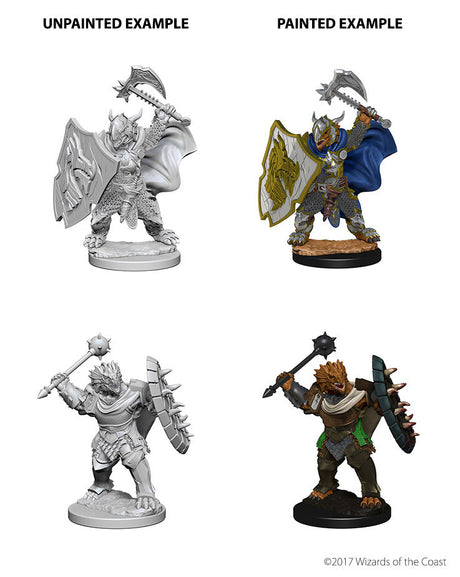 D&D Nolzurs Marvelous Unpainted Miniatures Dragonborn Male Paladin