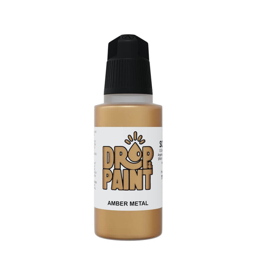 Scale 75 - Drop and Paints - Amber Metal  17ml