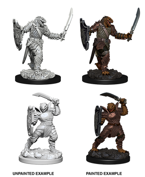 D&D Nolzurs Marvelous Unpainted Miniatures Dragonborn Female Paladin