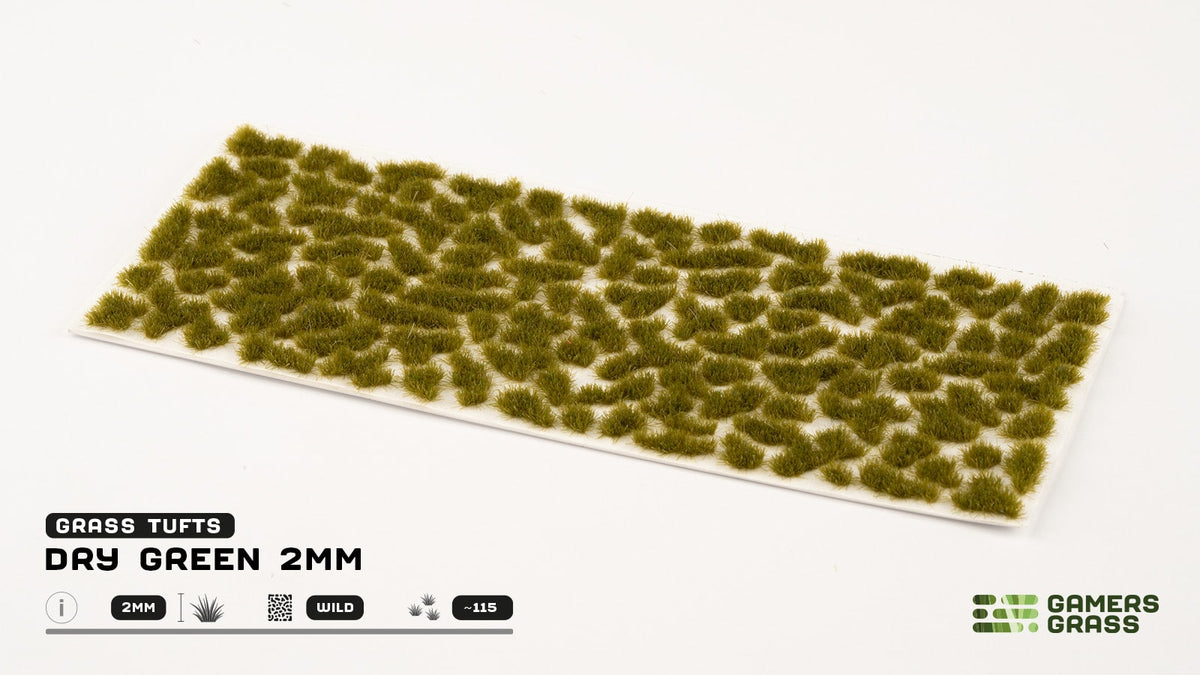 Gamers Grass - Dry Green (2mm)