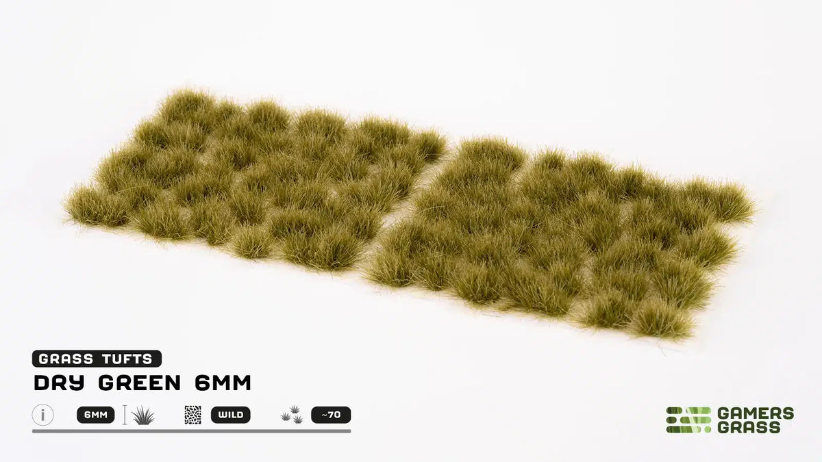 Gamers Grass - Dry Green (6mm)