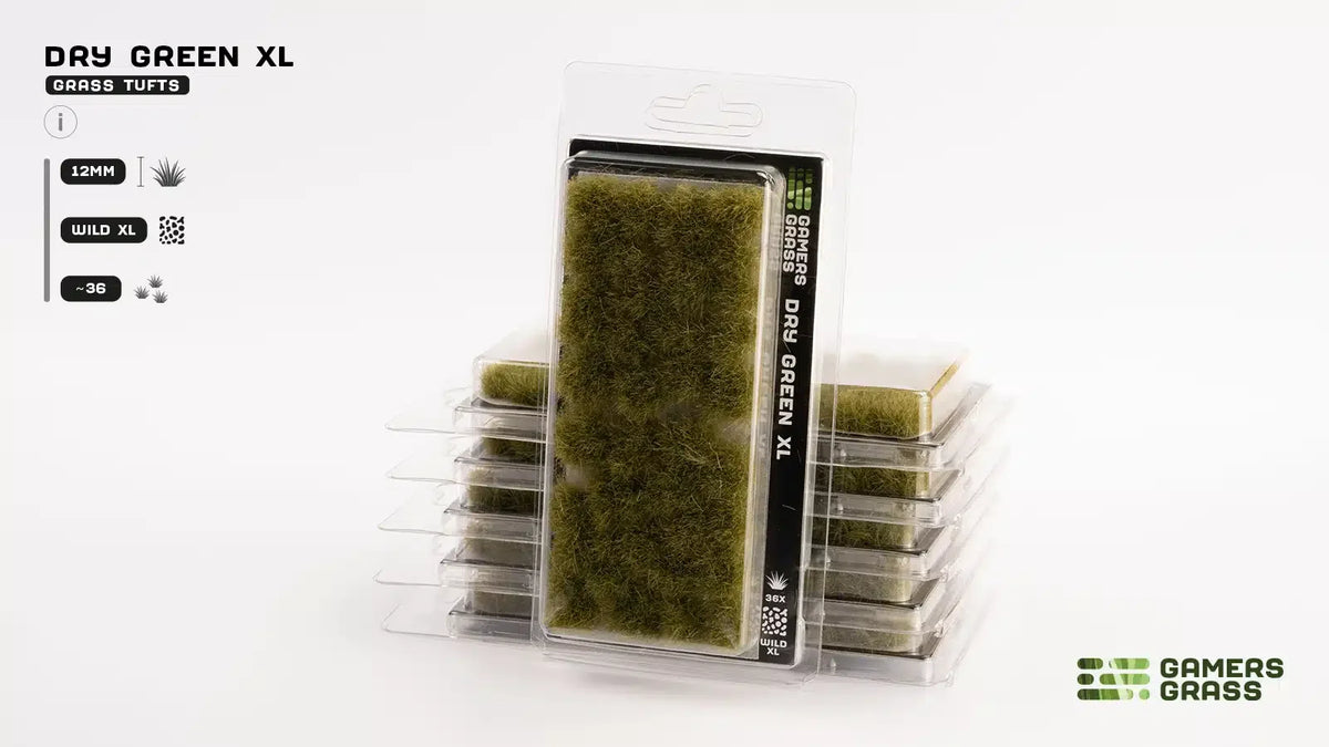 Gamers Grass - Dry Green XL (12mm)