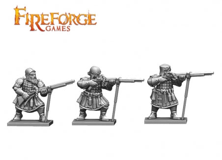 Forgotten World - Stone Realm Dwarf Arquebusiers