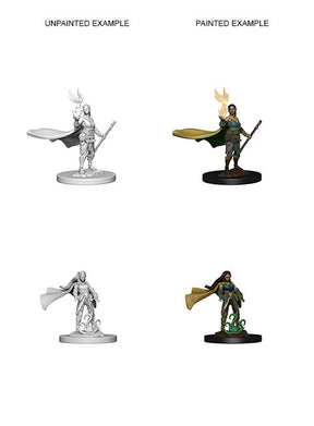 D&D Nolzurs Marvelous Unpainted Miniatures Elf Female Druid
