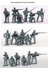 Perry Miniatures - American Civil War Union Infantry in Sack Coats Skirmishing 1861-1865