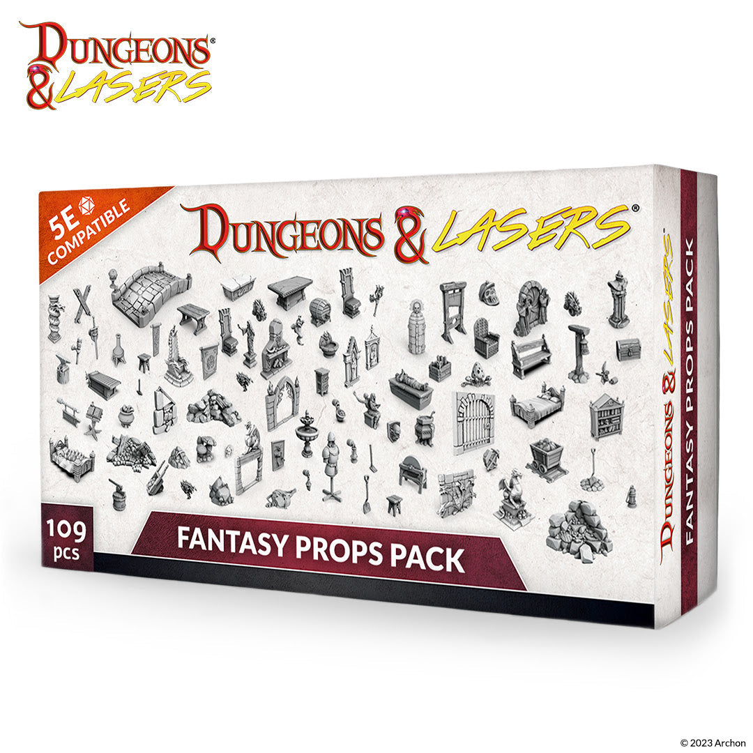 Dungeons & Lasers: Expansion Bits - Fantasy Props Pack