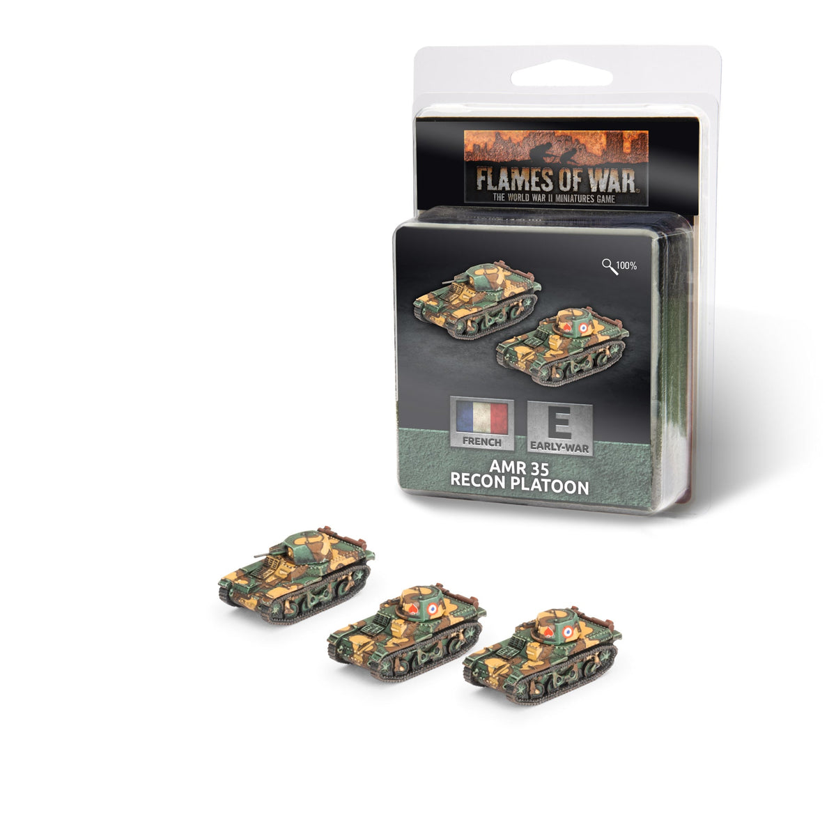 Flames Of War - French: AMR 35 Recon Platoon