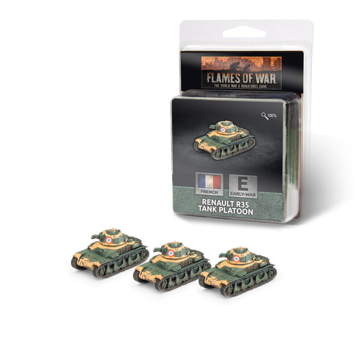 Flames Of War - French: Renault R-35 Tank Platoon