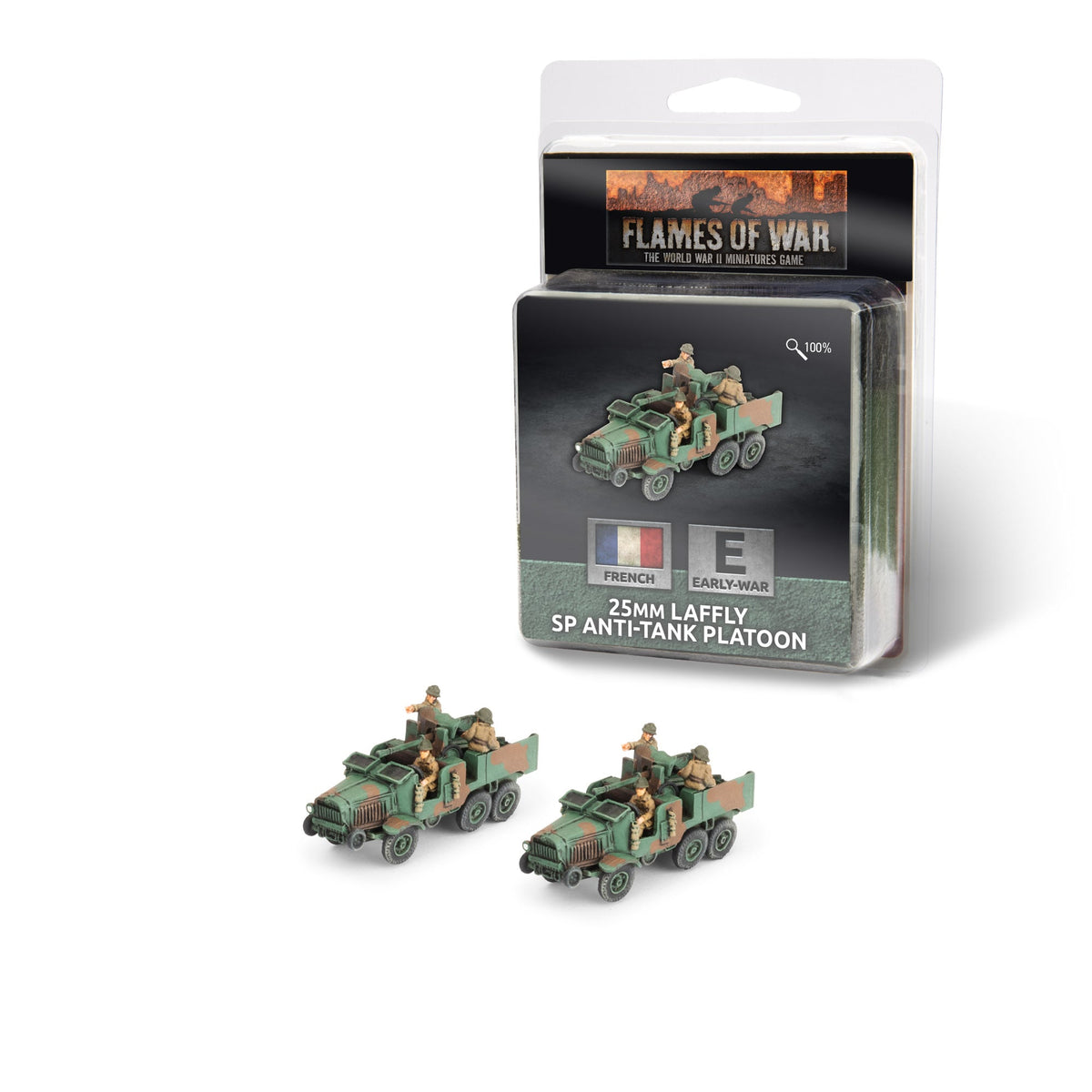 Flames Of War - French: 25mm Laffly SP Anti-tank Platoon