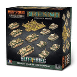 Flames Of War - French Starter Force: Renault Char B1 Tank Company
