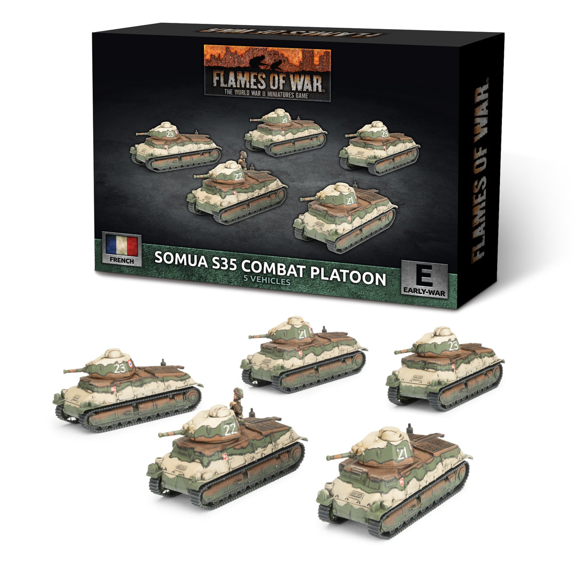 Flames Of War - French: Somua S35 Combat Platoon