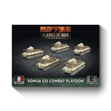 Flames Of War - French: Somua S35 Combat Platoon
