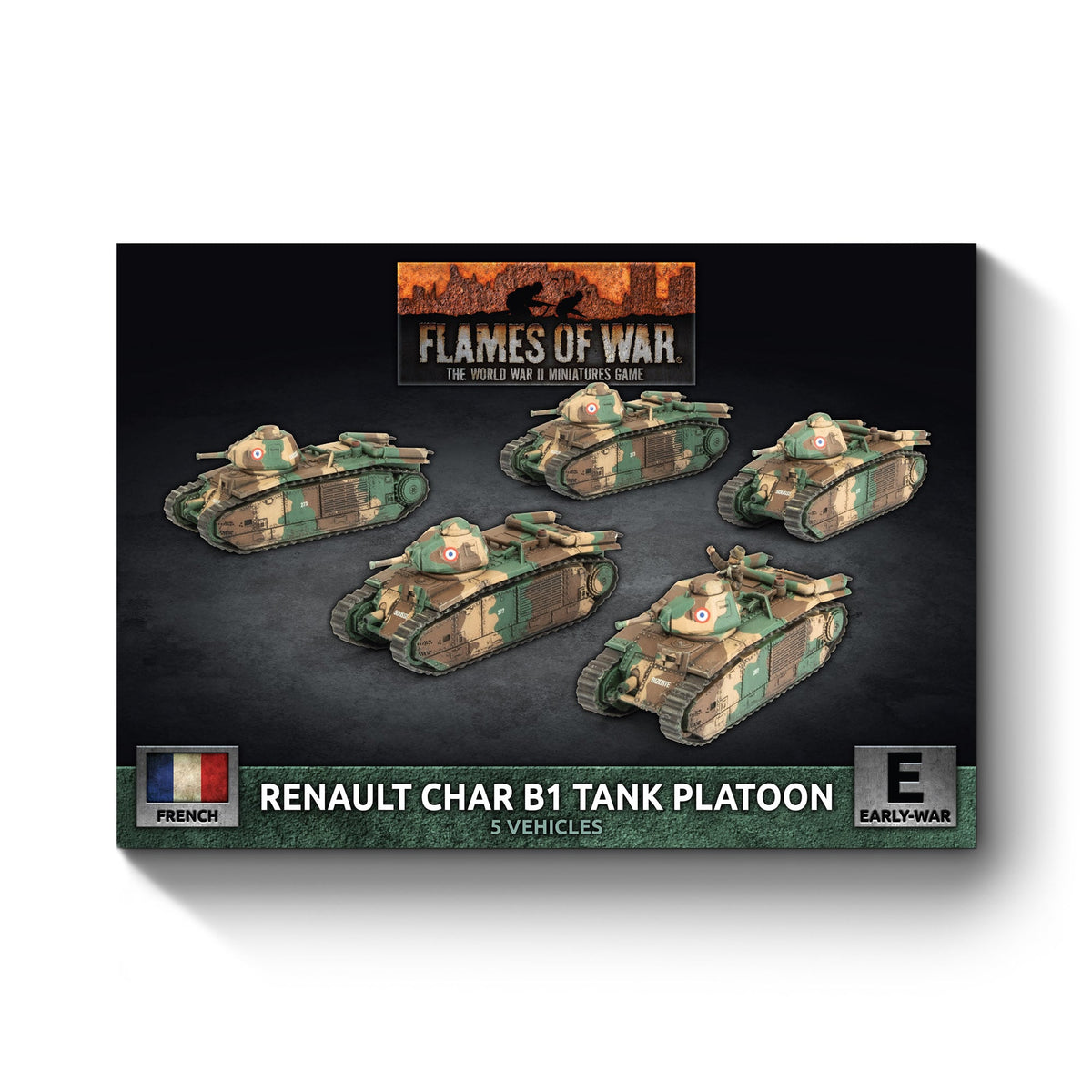 Flames Of War - French: Renault Char B1 Tank Platoon