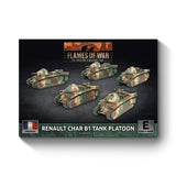 Flames Of War - French: Renault Char B1 Tank Platoon