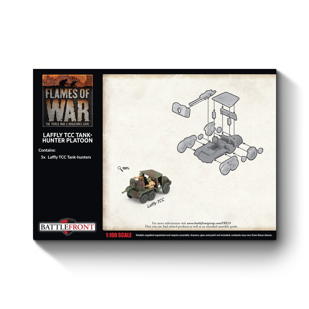 Flames Of War - French: Laffly TCC Tank-Hunter Platoon