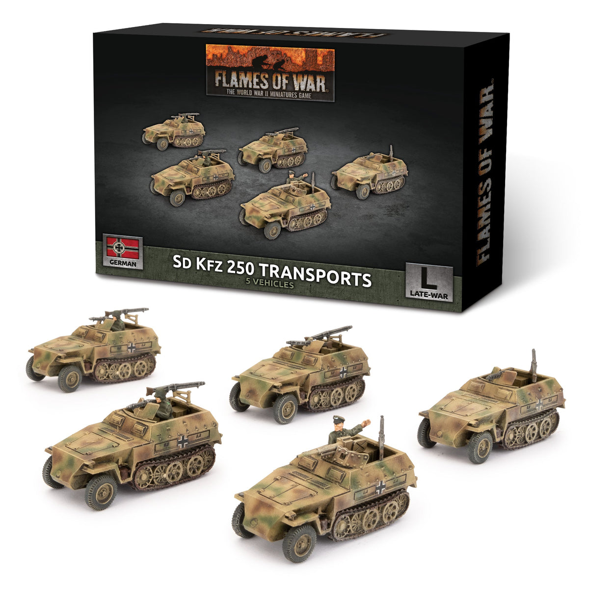 Flames Of War - German: Sd Kfz 250 Transports