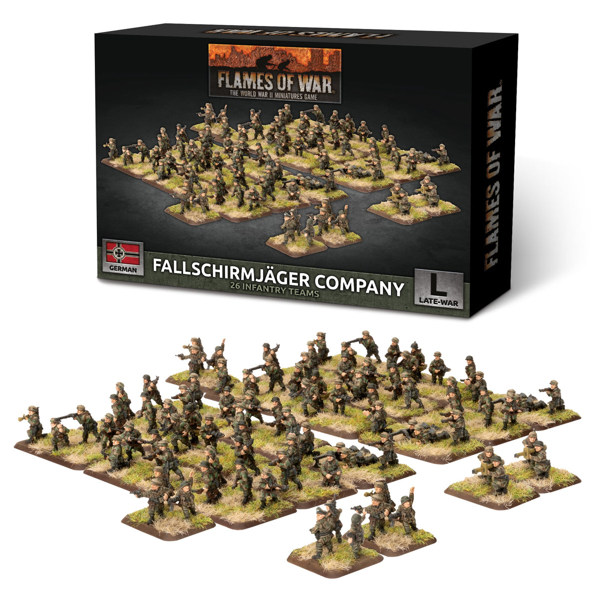 Flames Of War - German: Fallschirmjager Company