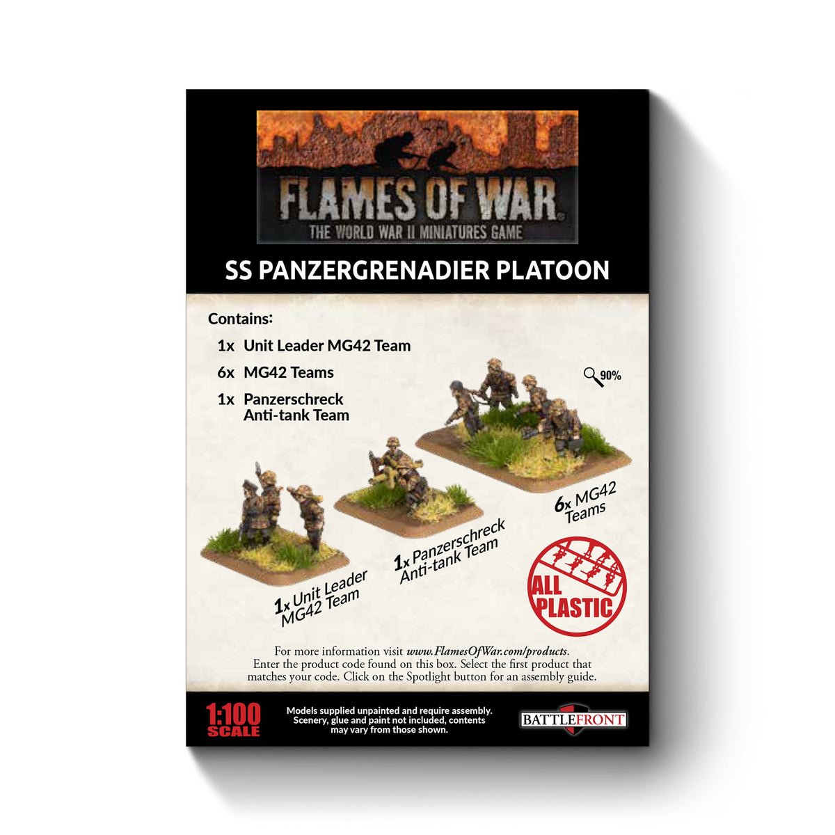 Flames Of War - German: SS Panzergrenadier Platoon