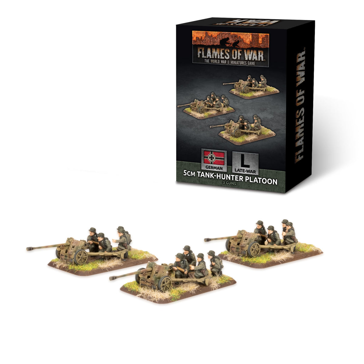 Flames Of War - German: 5cm Tank-Hunter Platoon