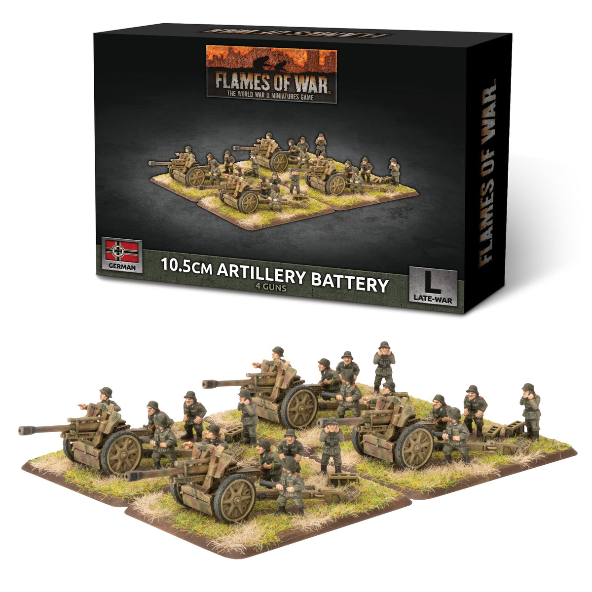Flames Of War - German: 10.5cm Artillery Battery