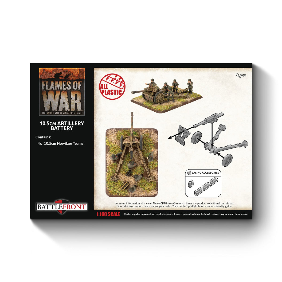 Flames Of War - German: 10.5cm Artillery Battery