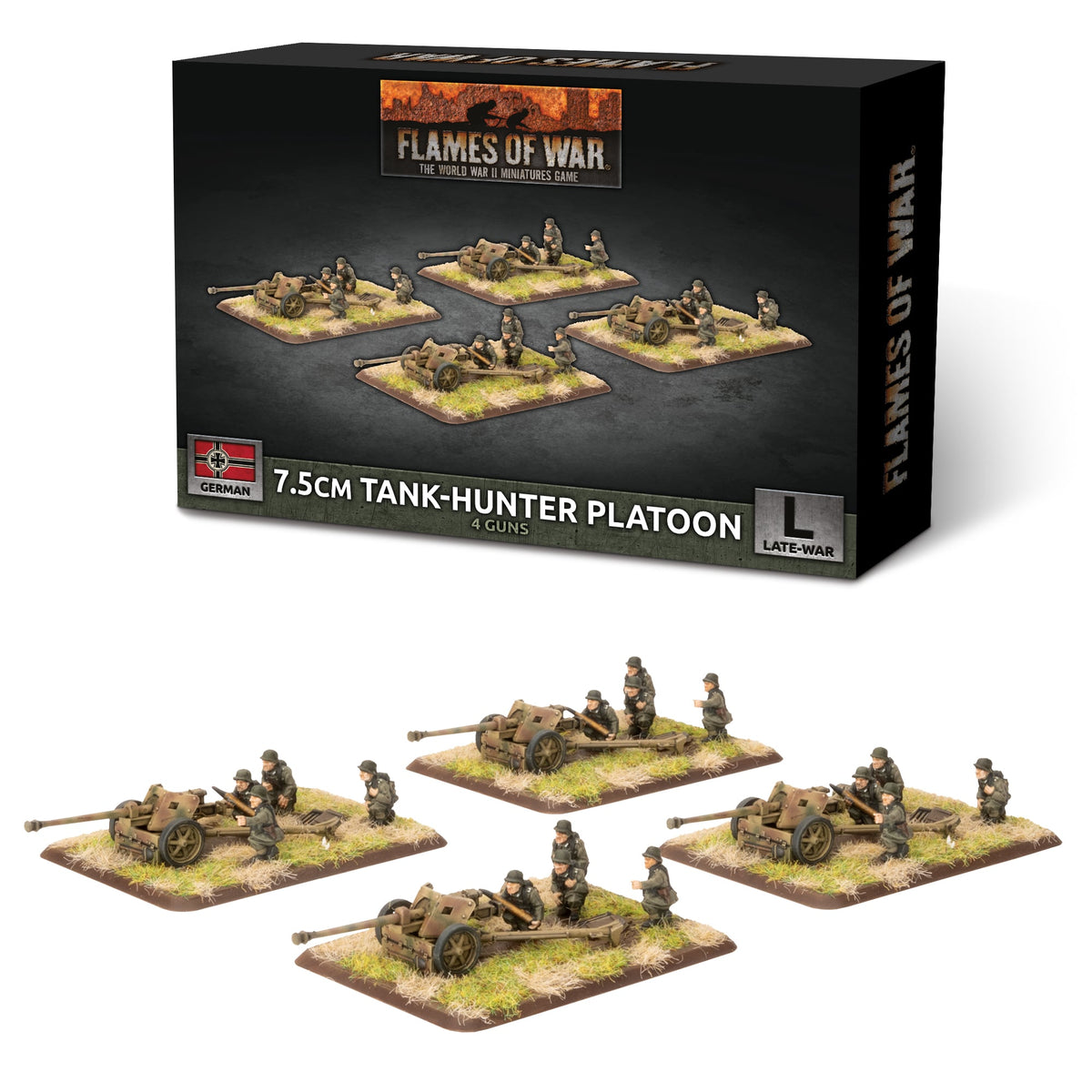 Flames Of War - German: 7.5cm Tank-Hunter Platoon