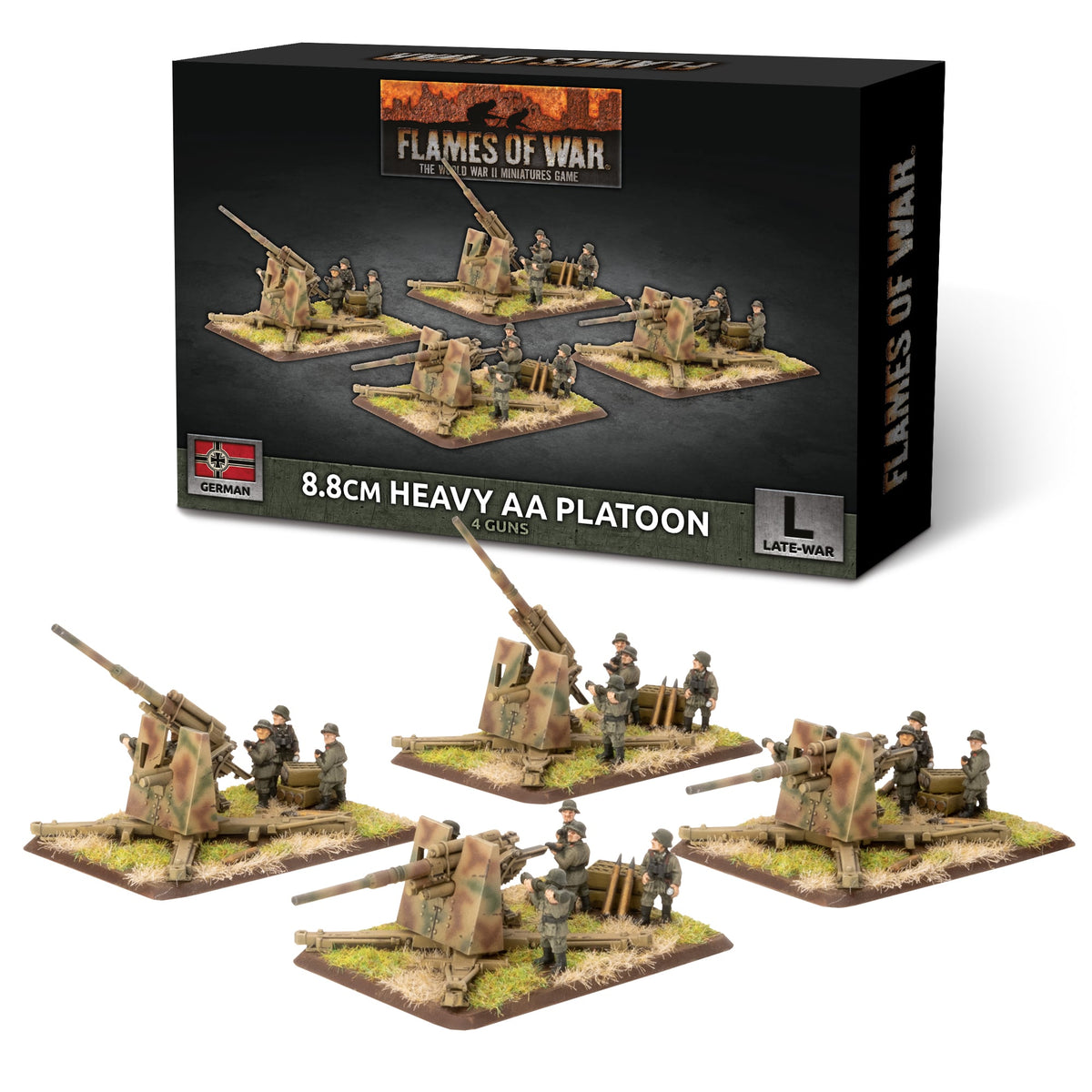 Flames Of War - German: 8.8cm Heavy AA Platoon