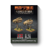 Flames Of War - German: Armoured Reconnaissance Company HQ