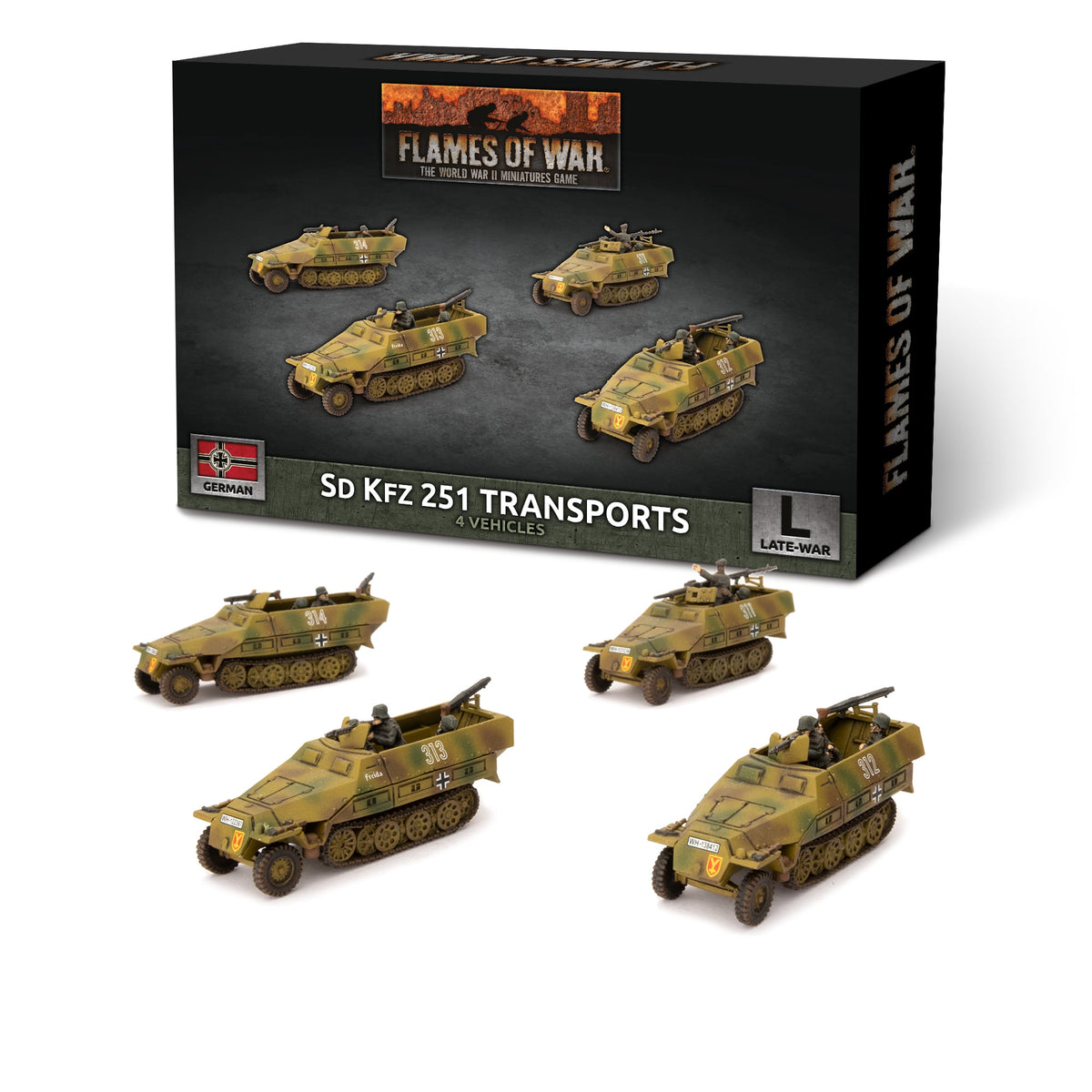 Flames Of War - German: Sd Kfz 251 Transports