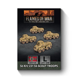 Flames Of War - German: Sd Kfz 231 SS Scout Troops