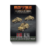 Flames Of War - German: Sd Kfz 221 and 222 SS Scout Troop