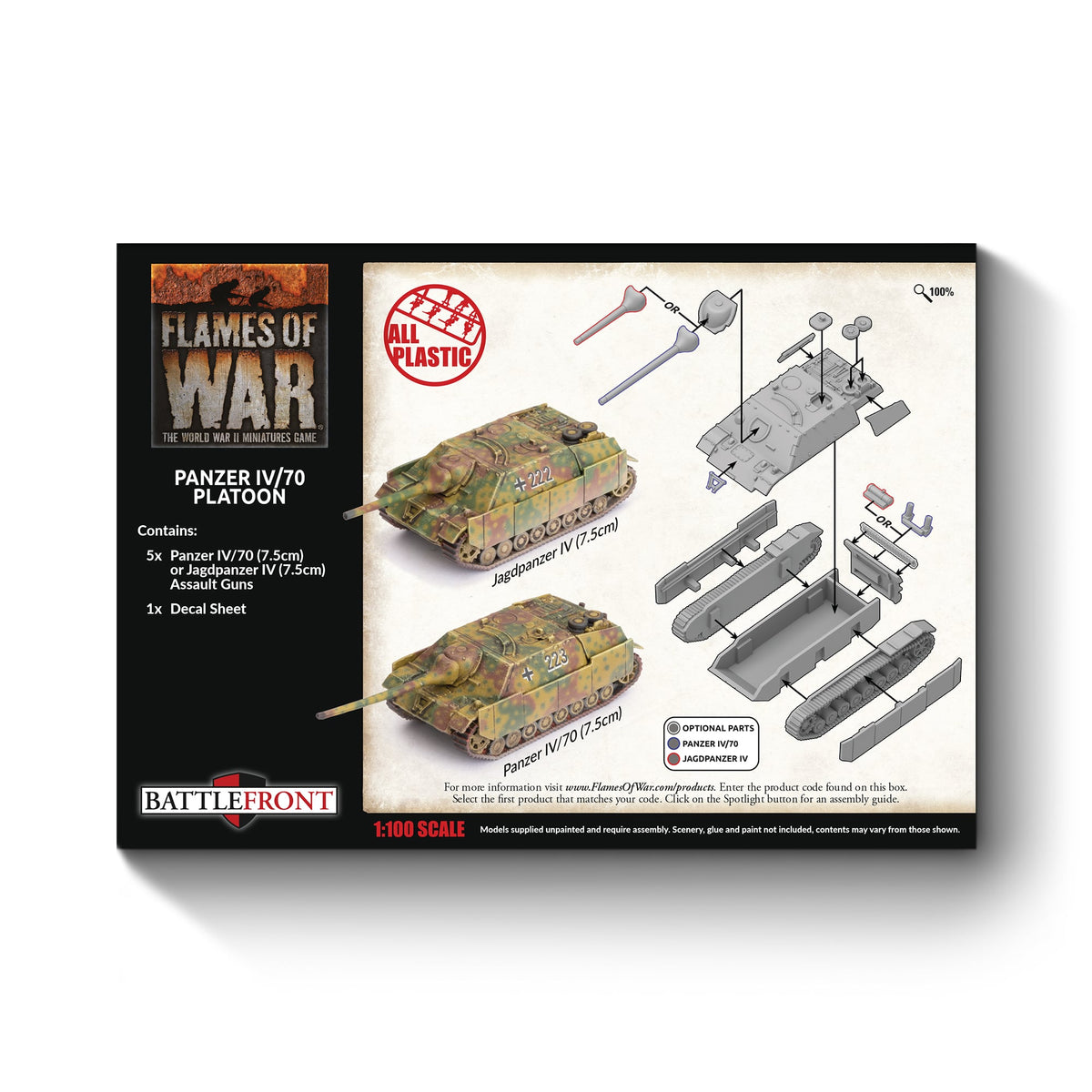 Flames Of War - German: Panzer IV/70 Platoon