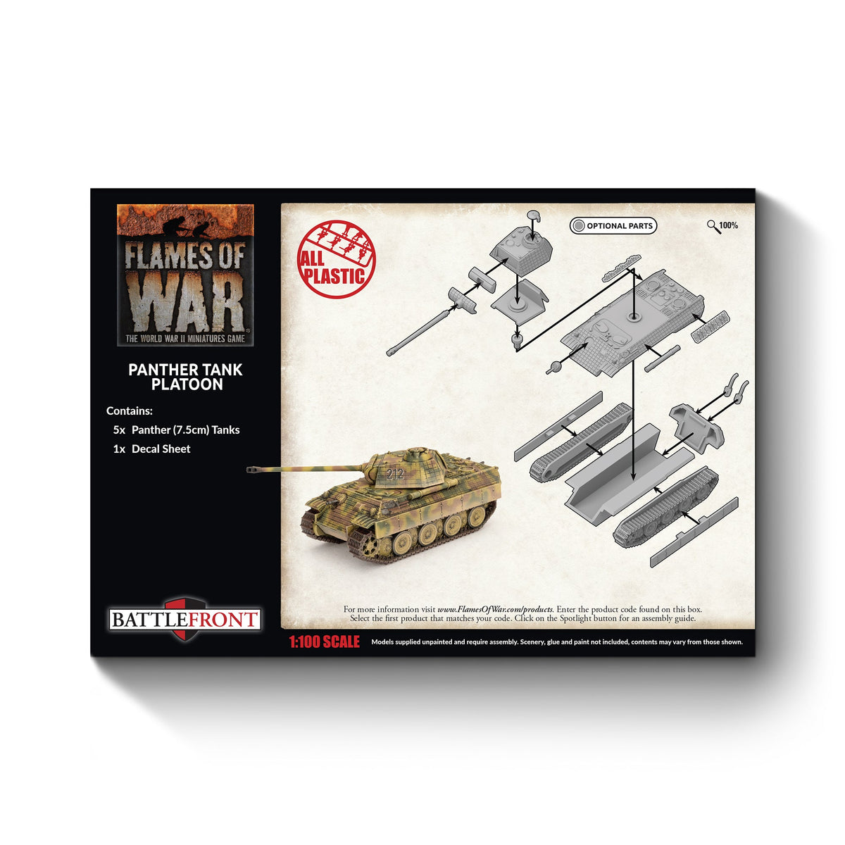 Flames Of War - German: Panther Tank Platoon