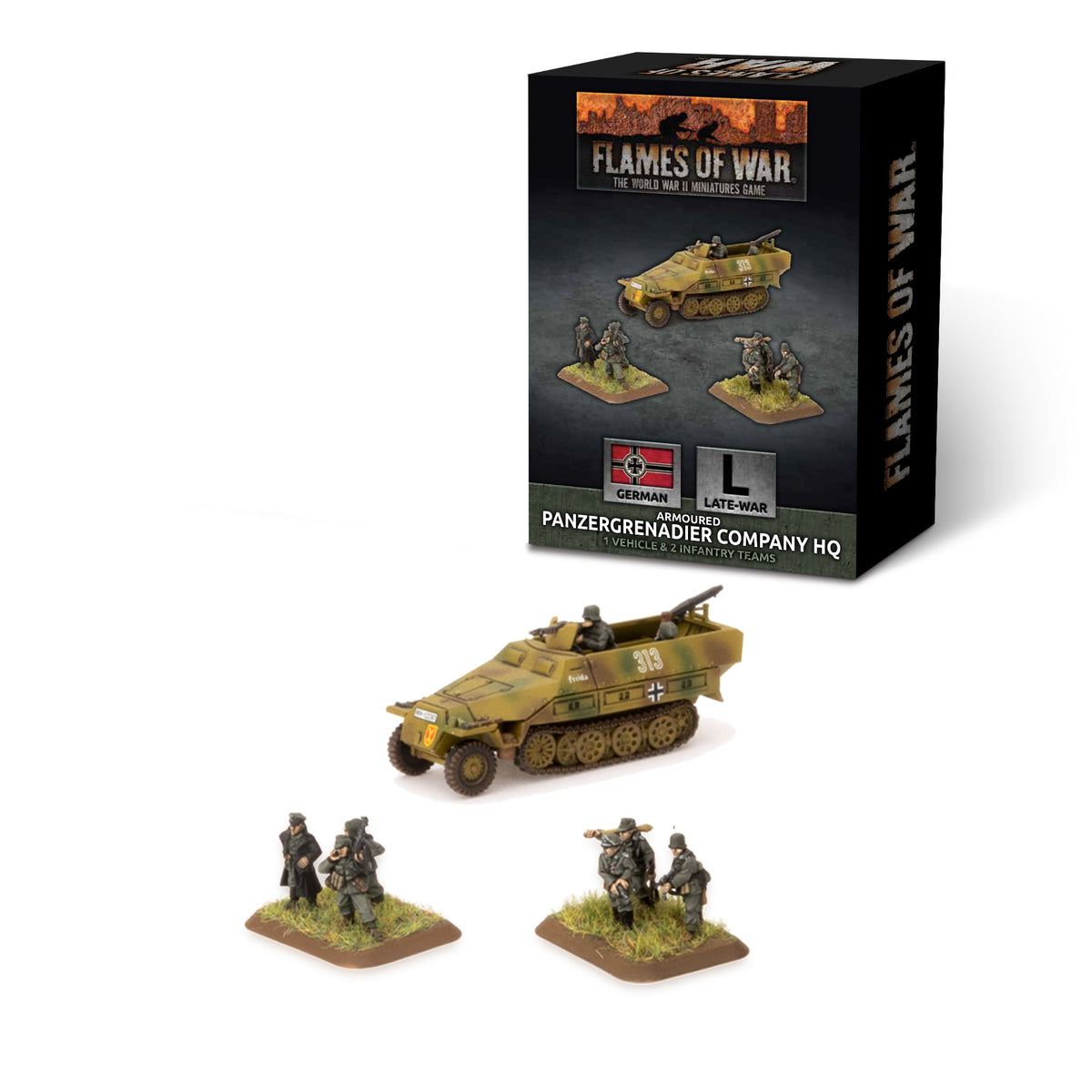 Flames Of War - German: Armoured Panzergrenadier Company HQ