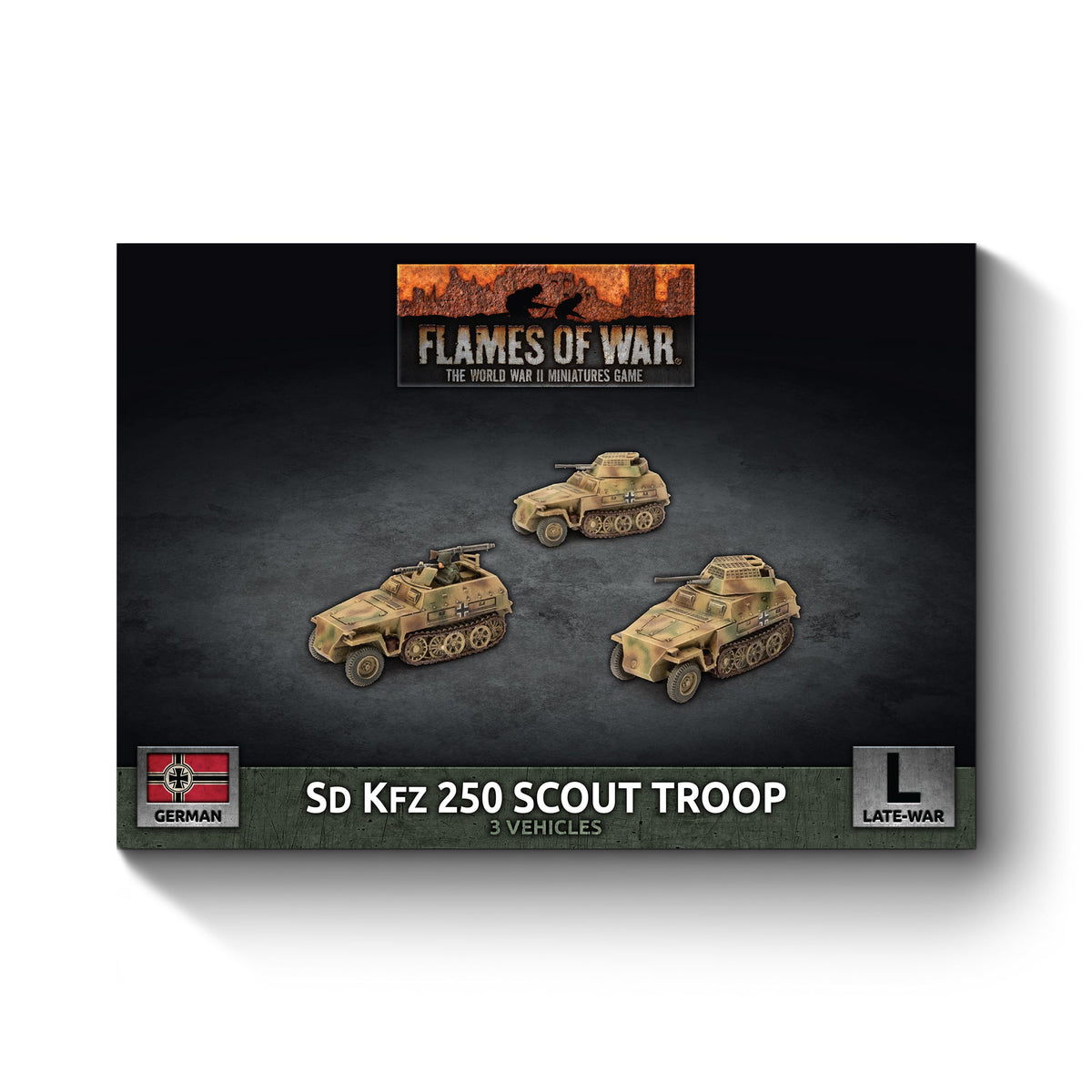 Flames Of War - German: Sd Kfz 250 Scout Troop