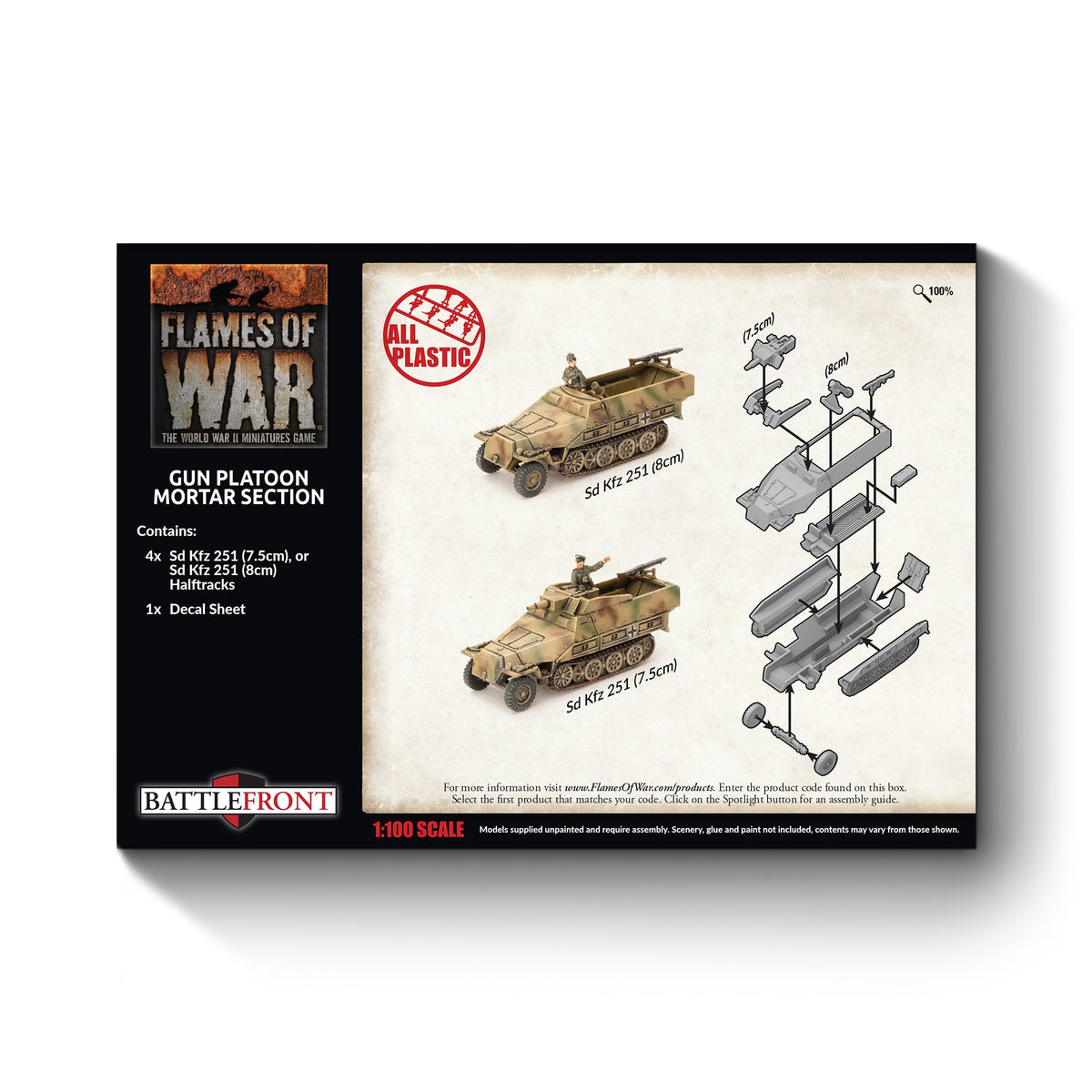 Flames Of War - German: Gun Platoon or Mortar Section
