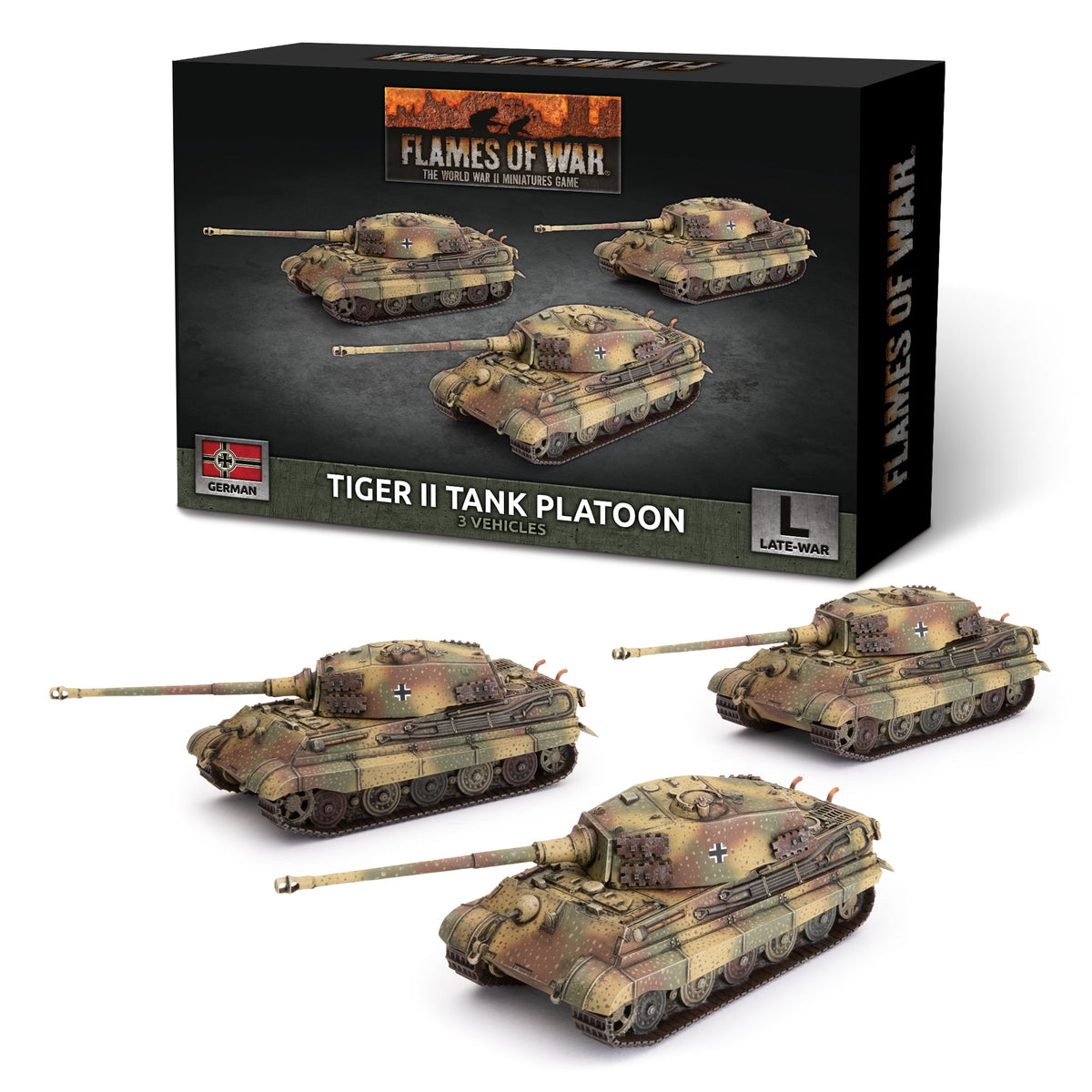 Flames Of War - German: Tiger II Tank Platoon