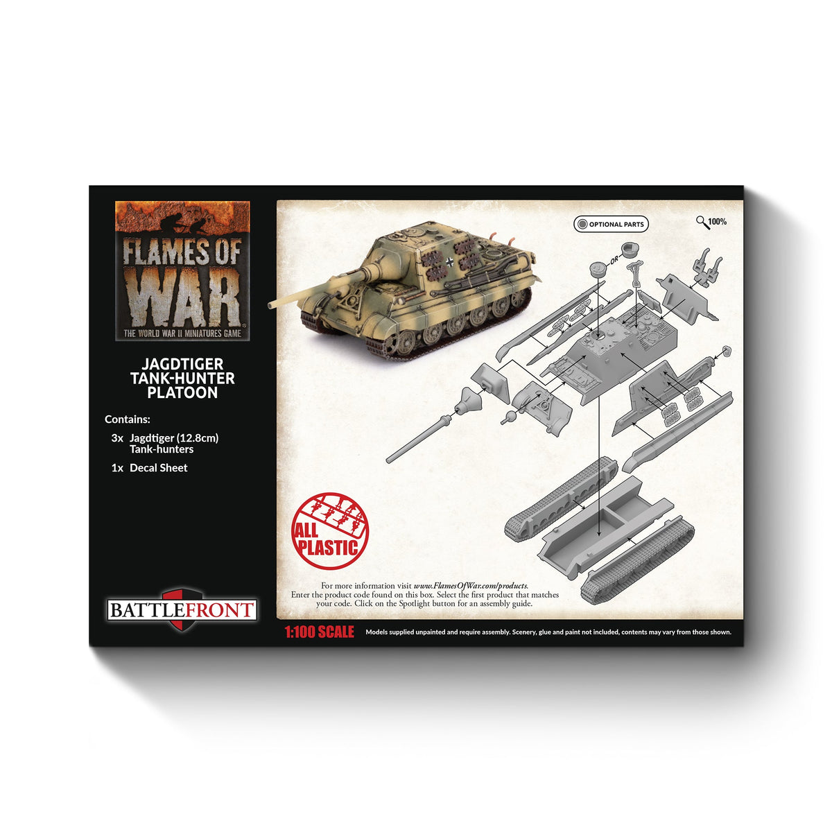 Flames Of War - German: Jagdtiger Tank-Hunter Platoon