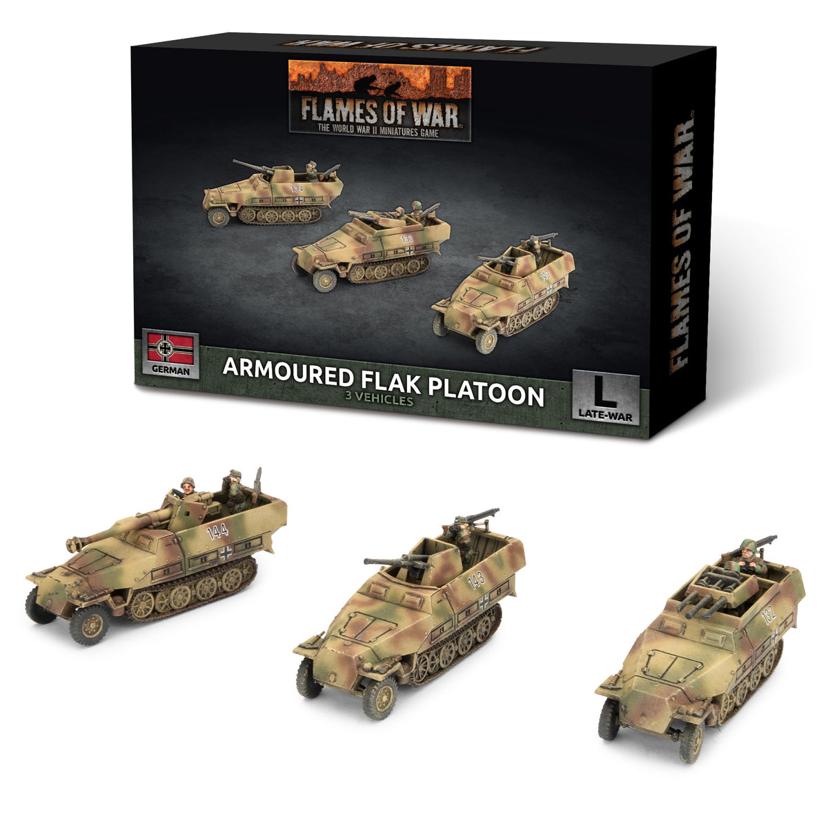 Flames Of War - German: Armoured Flak Platoon