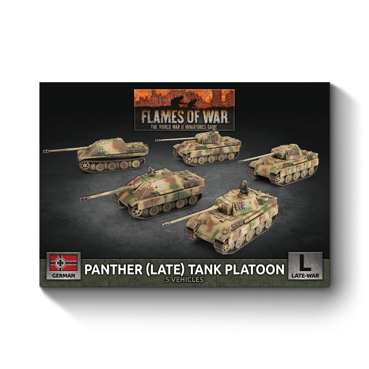 Flames Of War - German: Panther (Late) Tank Platoon