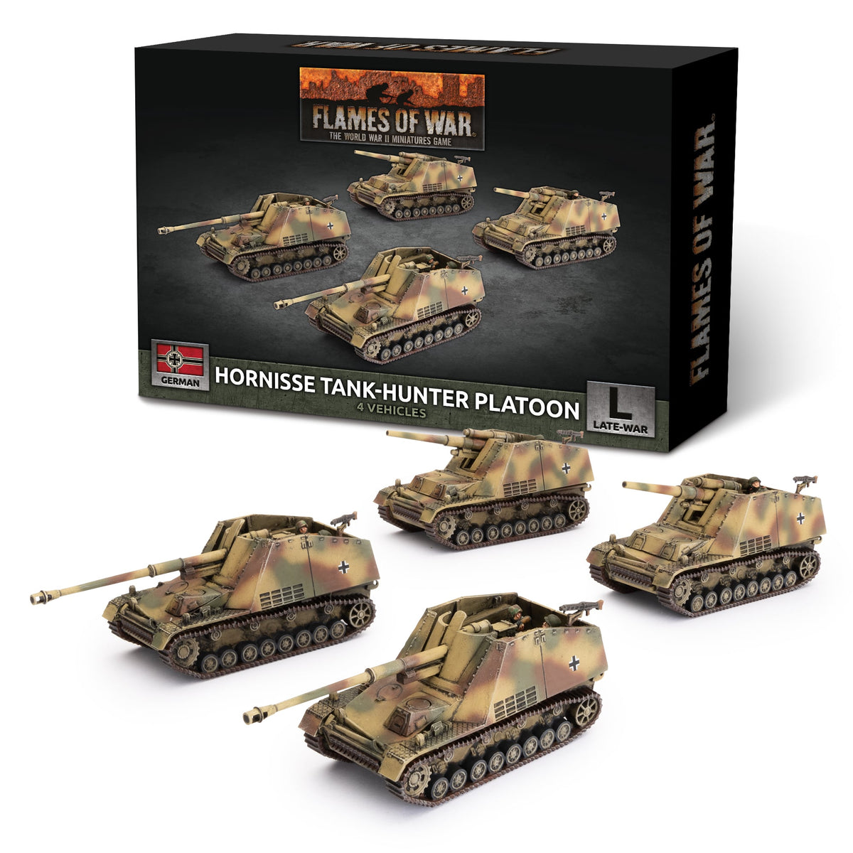 Flames Of War - German: Hornisse Tank-Hunter Platoon