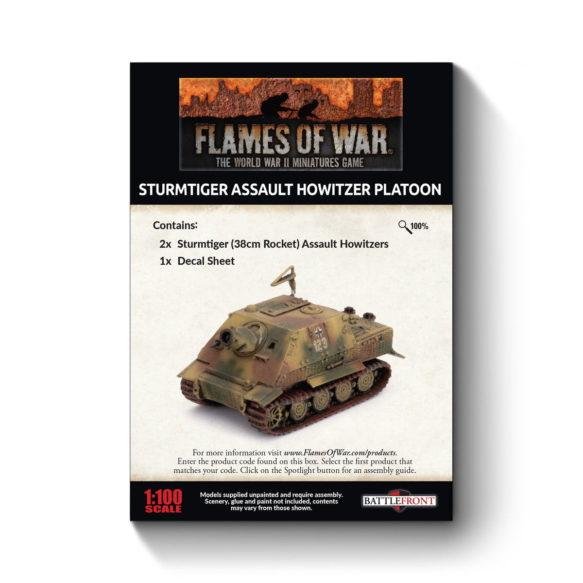 Flames Of War - German: Sturmtiger Assault Howitzer Platoon