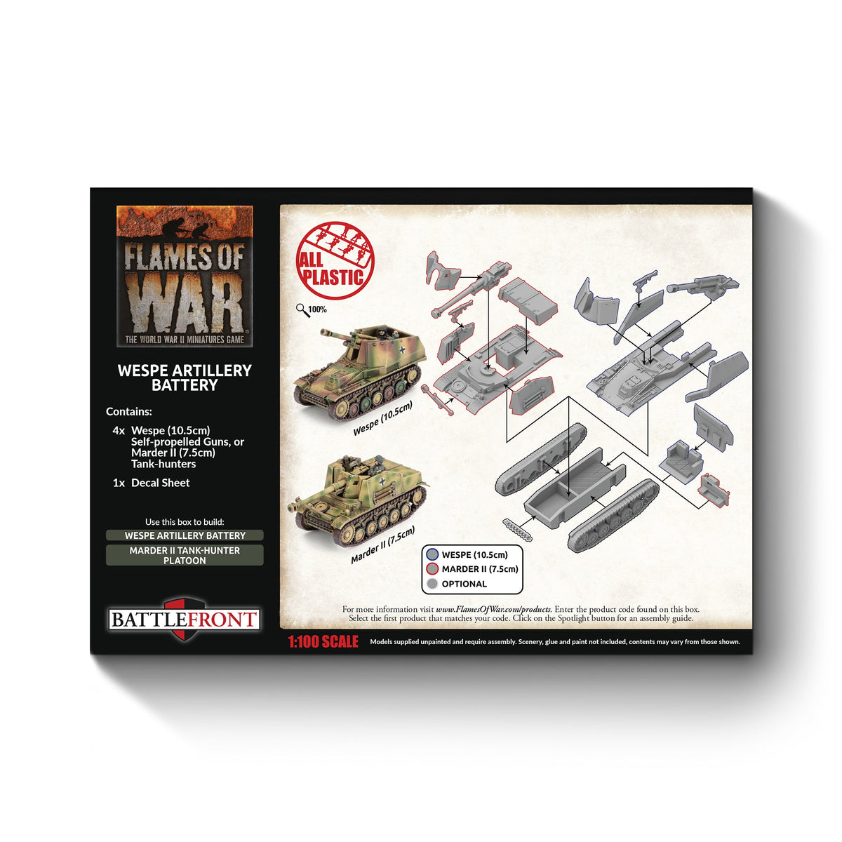 Flames Of War - German: Wespe Artillery Battery