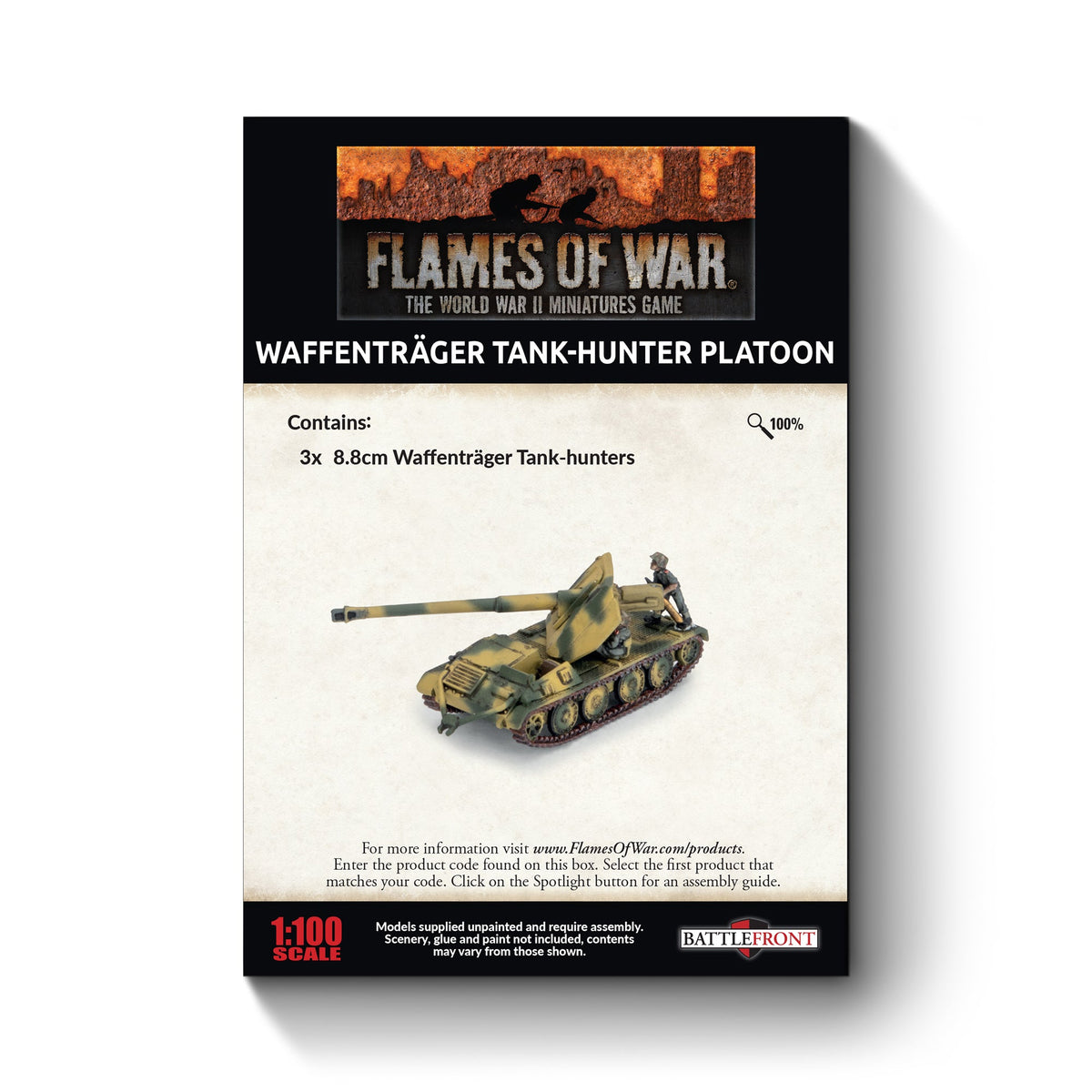 Flames Of War - German: Waffentrager Tank-Hunter Platoon