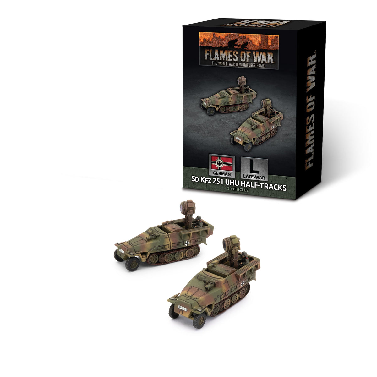 Flames Of War - German: Sd Kfz 251 Uhu Half-tracks