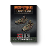 Flames Of War - German: Sd Kfz 251 Uhu Half-tracks