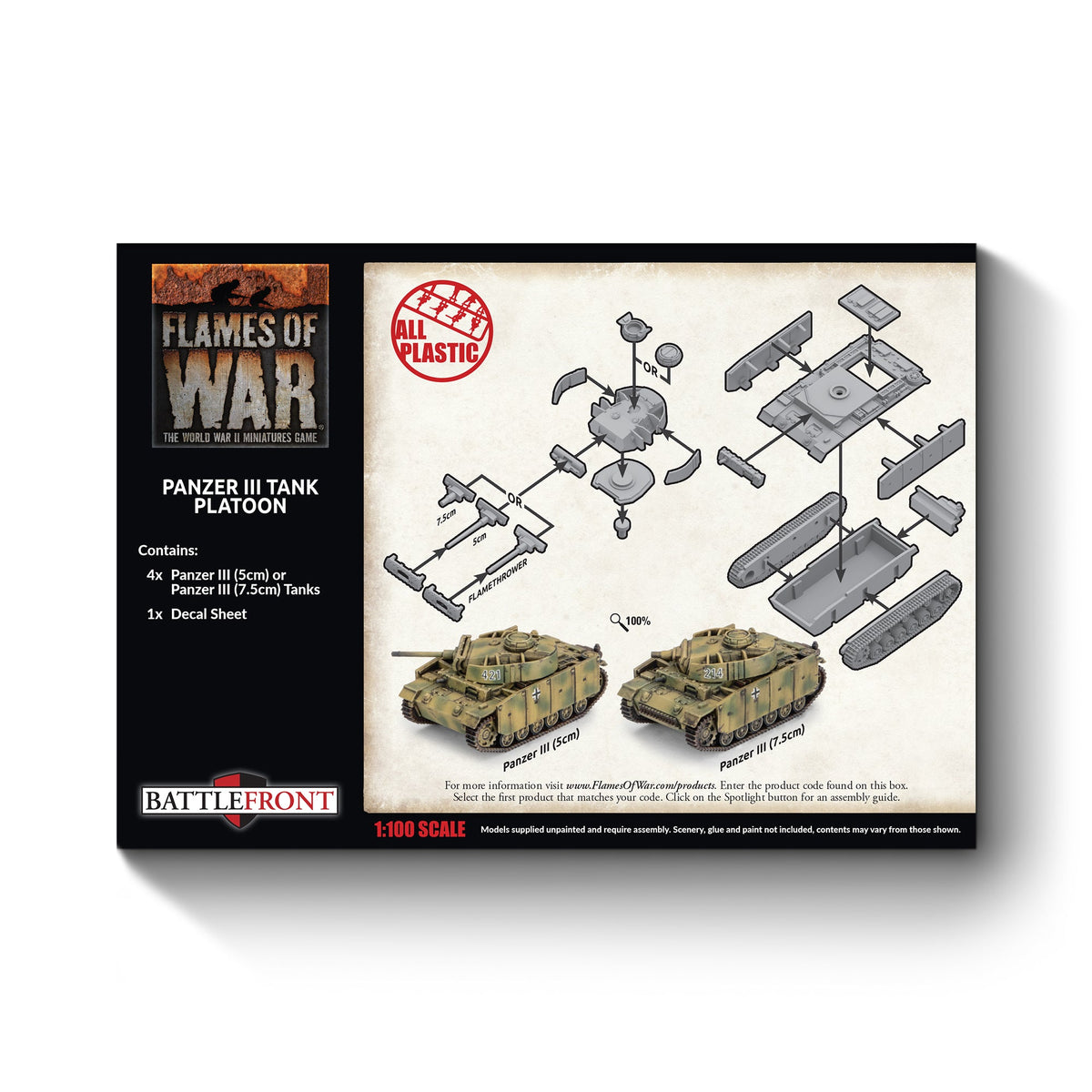 Flames Of War - German: Panzer III Platoon