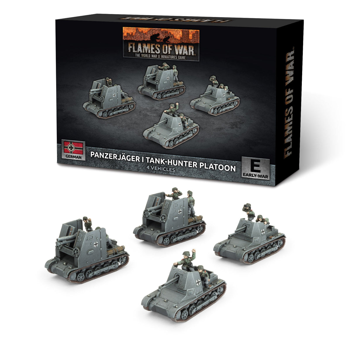 Flames Of War - German: Panzerjager I Tank-Hunter Platoon