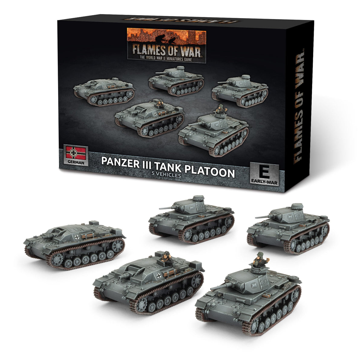 Flames Of War - German: Panzer III Tank Platoon