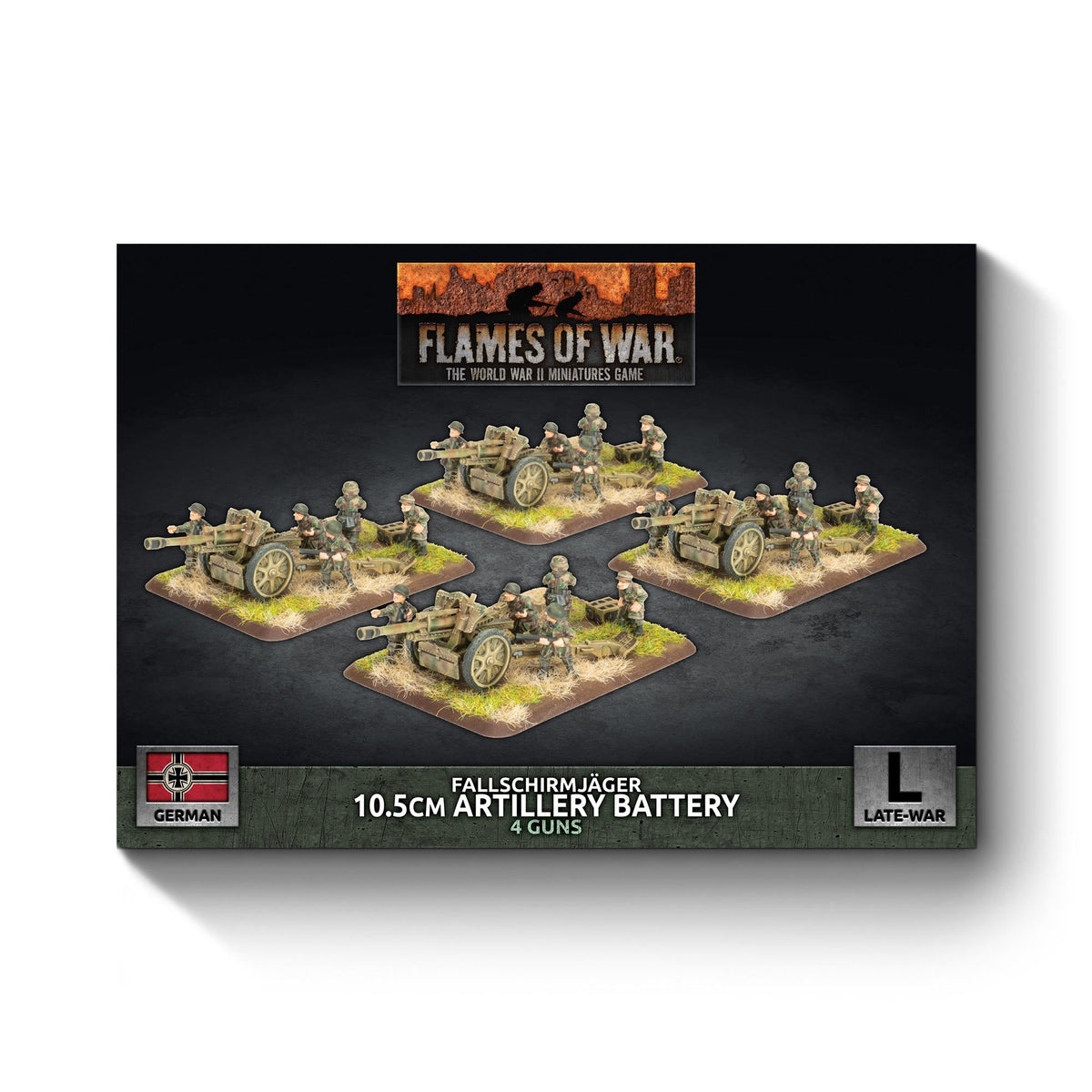Flames Of War - German: Fallschirmjager 10.5cm Artillery Battery